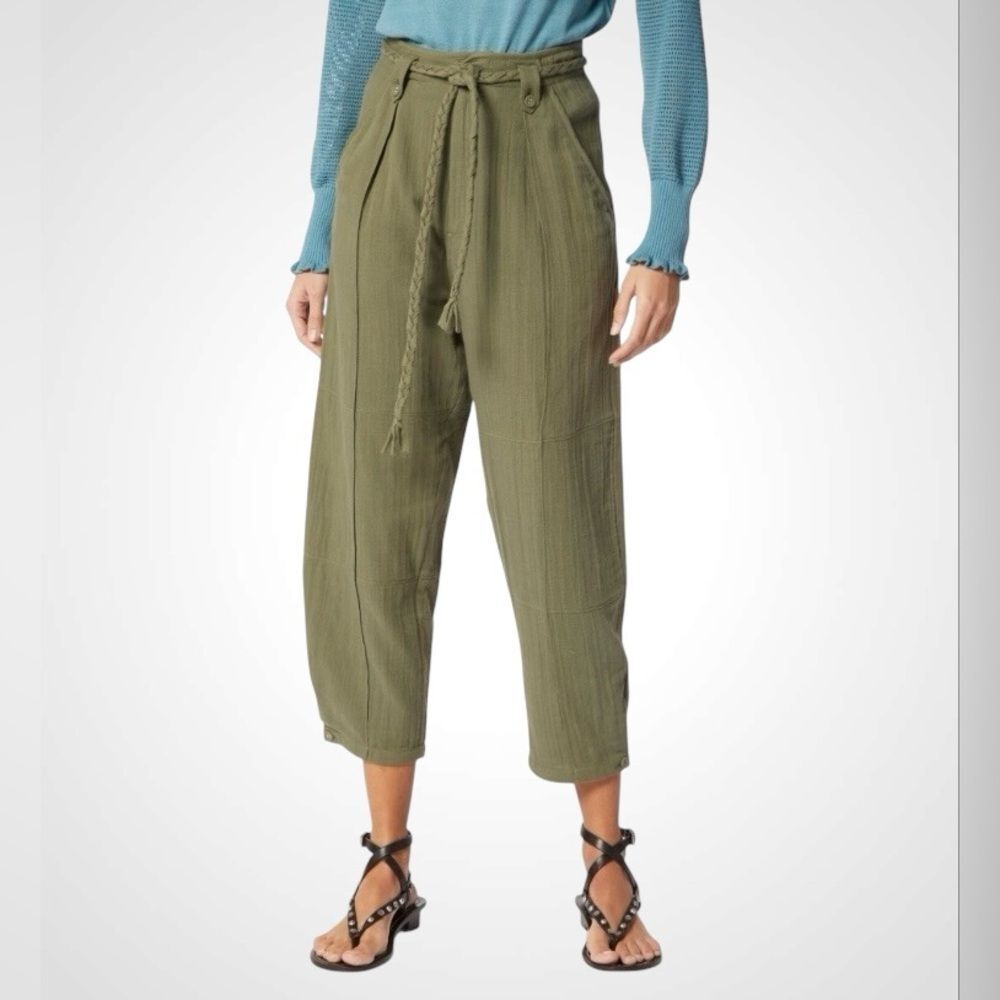 Joie | Joie Marin Sage Green Cropped Pants | Gauze pants NWT size 4